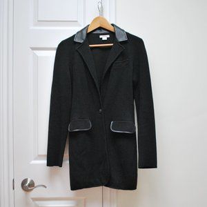 Helmut Lang Black Sweater Jacket